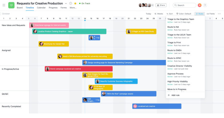 Kanban in Asana
